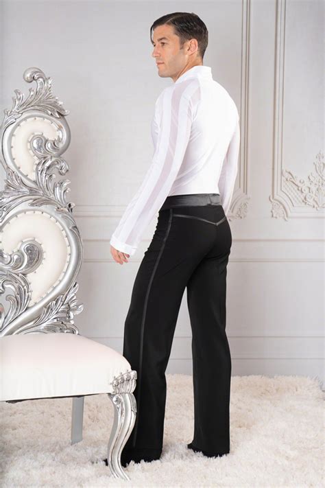 mp2 mens latin pant with satin stripe