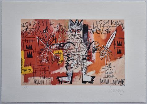 Jean Michel Basquiat Lithograph Signed Etsy
