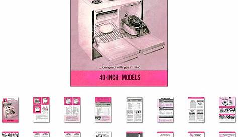 Kitchen Range Library-1959 Frigidaire 40 Inch Electric Ranges Owners Manual