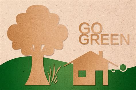 Premium Photo Go Green Concept For Eco Friendly