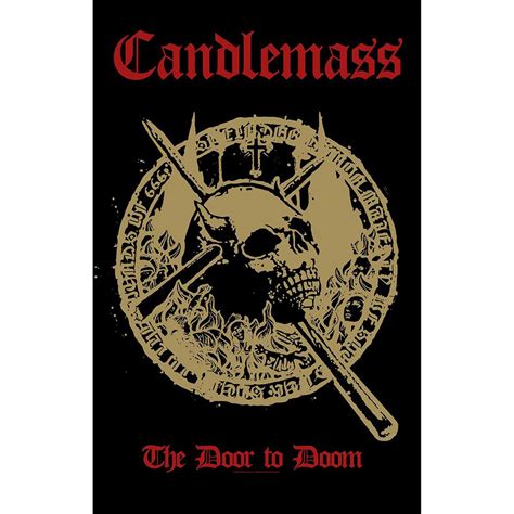 Candlemass Textile Poster The Door To Doom Wholesale Only And Official