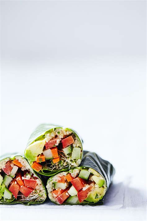 Crunchy Veggie Wraps Recipe The Beachbody Blog Recipe Veggie