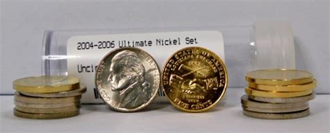 2004 2006 Ultimate Nickel Set Some 24k Gold Plated Uncirculated