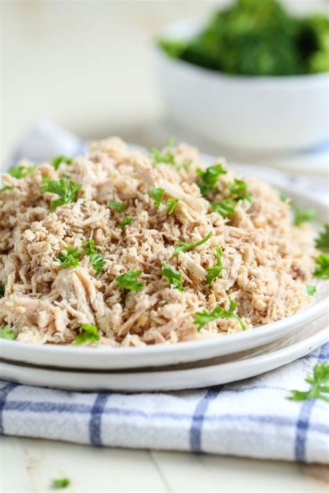 Prep Day How To Make Easy Crock Pot Shredded Chicken Using A Whole