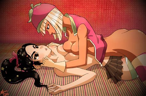 rule 34 2girls aged up ass black hair blonde hair bob cut breast press breasts busty cleavage