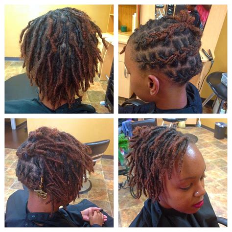 Styles For Short Starter Locs Wavy Haircut