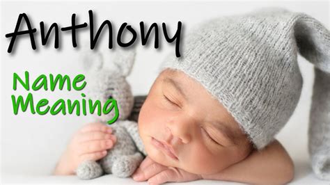 Anthony Name Meaning 👶🥰 ️ Youtube