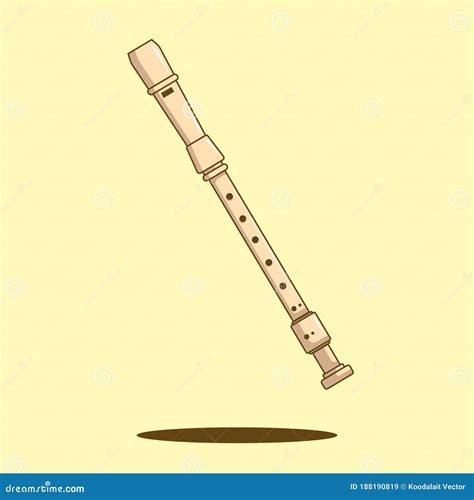 Clarinet Vector Illustration Flat Cartoon Stock Vector Illustration