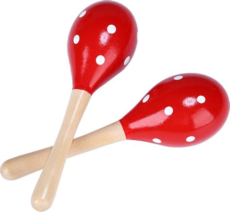 Maracas Wooden Rumba Shaker Rattle Hand Percussion Musical