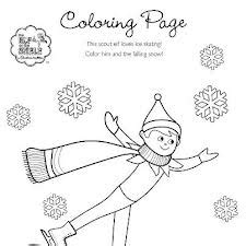 coloring pages elf   shelf elf   shelf coloring pages  print