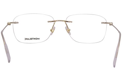 Mont Blanc Eyeglasses Mb0075o 002 Gold 56 16 145mm