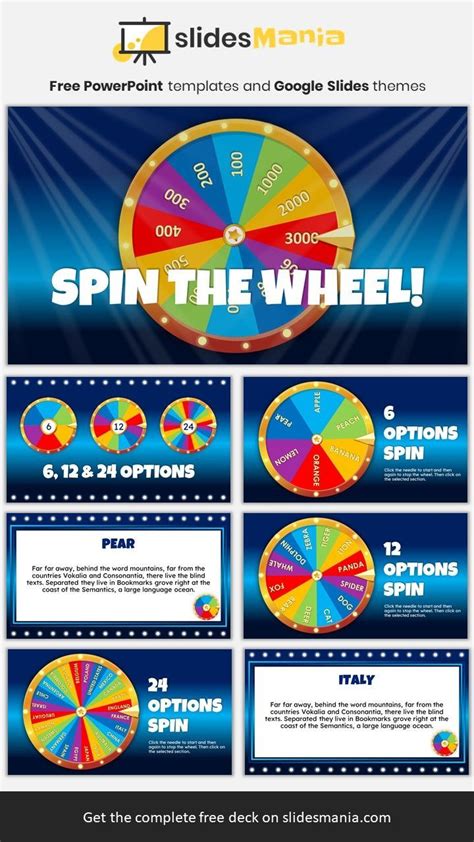 Spin The Wheel Free Spinner Powerpoint Template Artofit