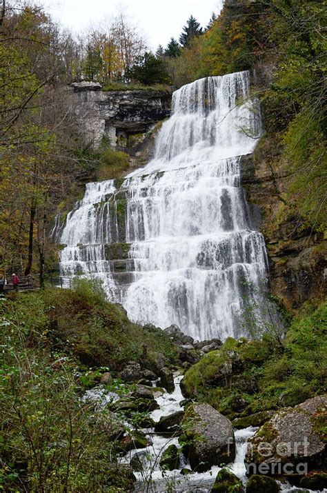 Cascading Waterfall Photograph By Efraim Bar Fine Art America