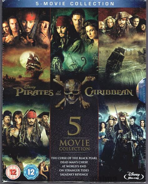 Javier bardem, johnny depp, stephen graham and others. PIRATES OF THE CARIBBEAN 5-MOVIE COLLECTION New BLU-RAY ...