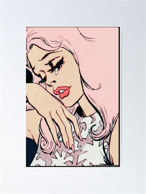 Pop Art Comic Girl Crying Poster By Kawazi123 In 2020 Pop Art Comic Pop Art Comic Girl Pop