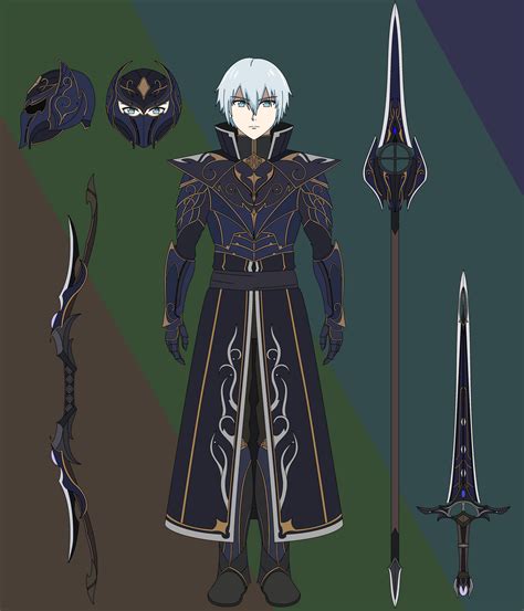 Fantasy Warrior Mage Armor And Weapons Design By Arbiter376 On Deviantart