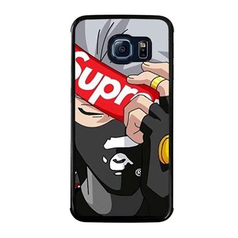 Supreme Bape Kakashi Naruto Samsung Galaxy S6 Edge Case Best Custom