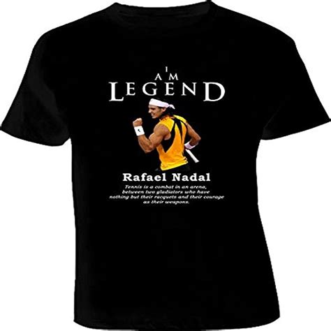 Rafael Nadal Legend Tennis Mens T Shirt Black Black L Amazonde
