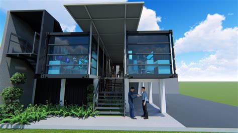 Proposed Container Van Office By Michael Angelo C Tilap At