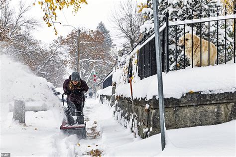 Snowfall Hits Record In Rocky Mountains Great Lakes And New England