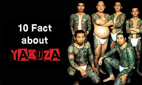 the yakuza a secretive society with nicknames and tattoos visit nagasaki