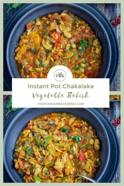 Instant Pot Chakalaka South African Vegetable Relish Video South