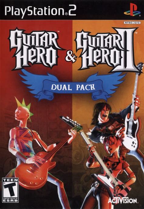 Guitar Hero And Guitar Hero Ii Dual Pack Box Covers Mobygames