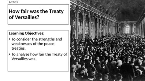 Aqa How Fair Was The Treaty Of Versailles Teaching Resources