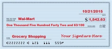 How To Write A Check An Example With Six Easy Steps And Pictures