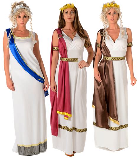 Roman Goddess Ladies Fancy Dress Ancient Greek Athena Womens Adults Costumes New Ebay