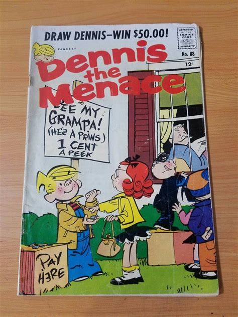 Dennis The Menace 88 ~ Very Good Vg ~ 1967 Hallden Fawcett Comics