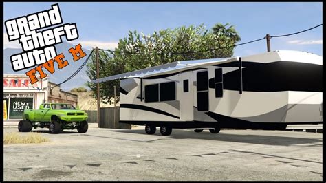 Gta 5 Roleplay Buying New Slide Out Camper Ep 685 Civ Youtube