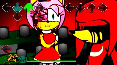 Sonicexe Kills Knuckles And Amy Rose Fnf Youtube