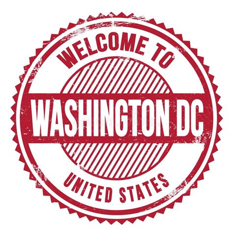 Welcome To Washington Stamp Stock Vector Illustration Of Badge