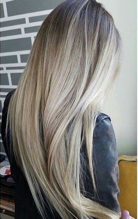 This balayage dark blonde hairstyle can be styled poker straight or with cute, beachy waves like the model in the picture. Pin by Leandra Neeley on Hair | Balayage long hair ...