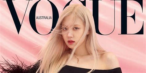 Blackpink S Ros Brings It Home On The Cover Of Vogue Australia Allkpop