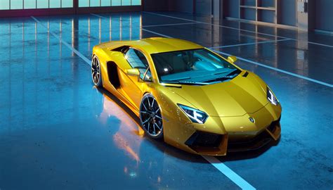 Yellow Lamborghini Aventador New Wallpaperhd Cars Wallpapers4k