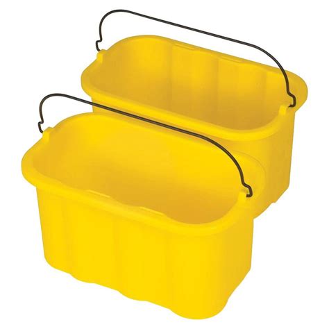 Rubbermaid 10 Qt Yellow Sanitizing Caddy Rcp9t8200yw The Home Depot