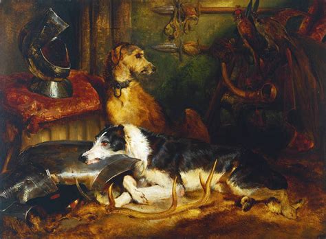 Victorian British Painting Sir Edwin Henry Landseer Dog Paintings