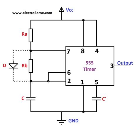 7805 Voltage Regulator Powering Astable 555 Timer Yields Low Voltage As