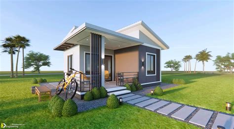 36 Sqm Small House Design 6m X 6m Engineering Discoveries
