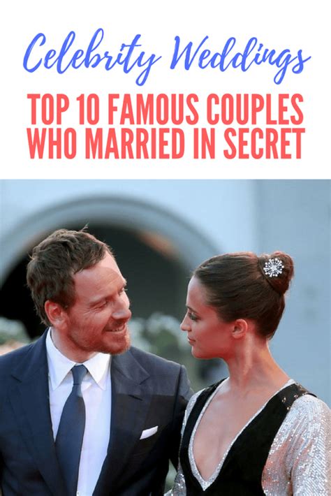 Celebrity Weddings Top 10 Famous Couples Who Married In Secret From