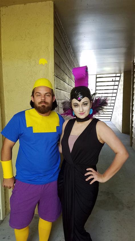 Yzma (eartha kitt) and kronk (patrick warburton) visit their secret lab in this scene from disney's the. Yzma and Kronk Costume | Halloween party costumes, Disney ...