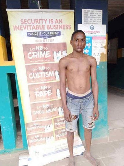 face of the 23 year old man nabbed for defiling 3 year old girl in ogun photo