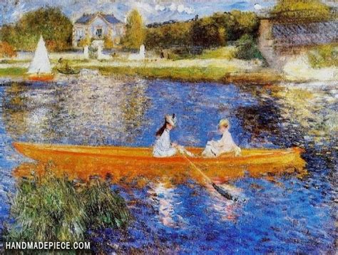 The Seine At Asnieres Also Known As The Skiff Renoir Paintings