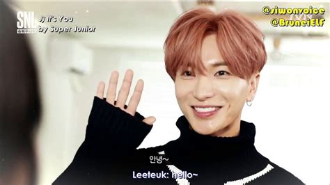 You and him had been chilling just hanging out in his apartment when you decided to have a little fun with your oppa. ENGSUB 171111 tvN SNL9 with Super Junior - 3 minute ...