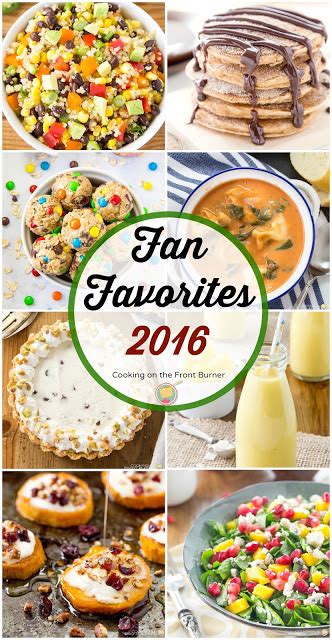 Fan Favorites 2016 Cooking On The Front Burner