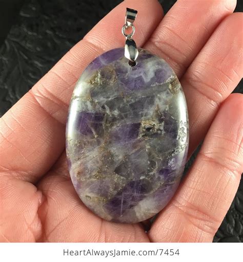 Purple Brazil Amethyst Stone Pendant Jewelry S1rwralixjg