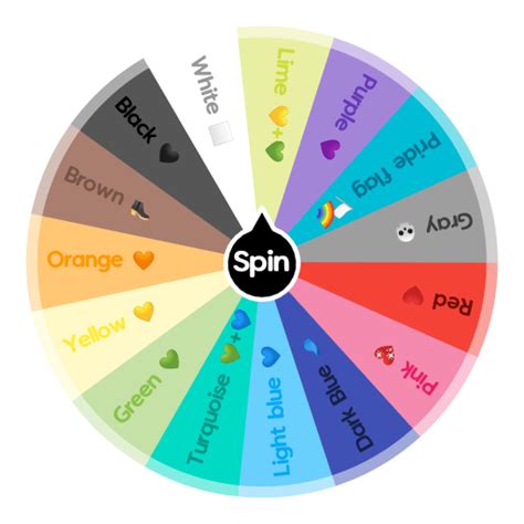 Color Spin 4 Or 6 Times Spin The Wheel App
