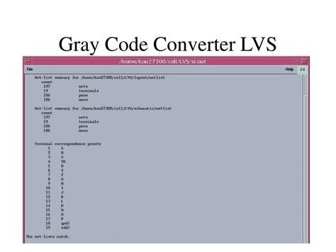 Ppt 8 Bits Gray Code Converter Powerpoint Presentation Free Download